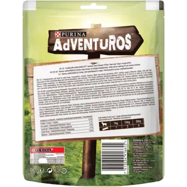 ADVENTUROS® Strips Venison Dog Treats