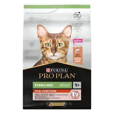 PRO PLAN® STERILISED Vital functions Cat Σολομός